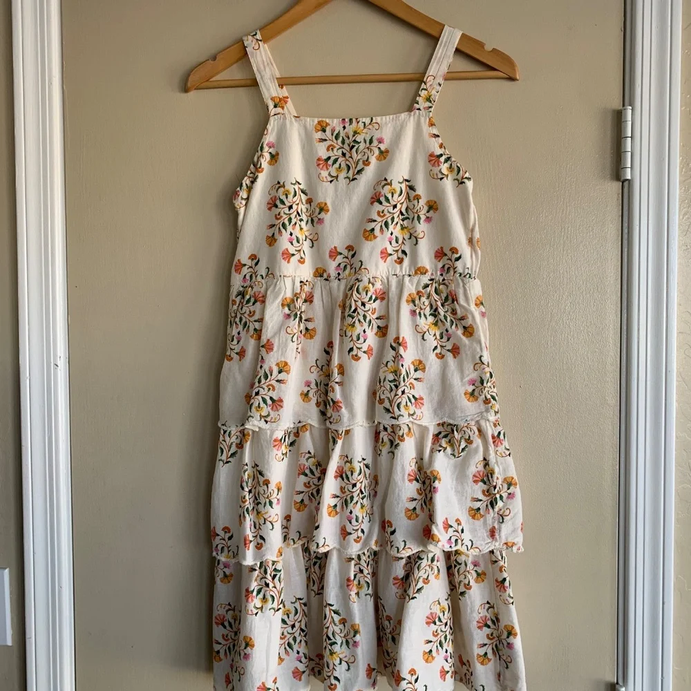 Old Navy Floral Tiered Sundress Girls XL or 14/16 Party Summer Spring